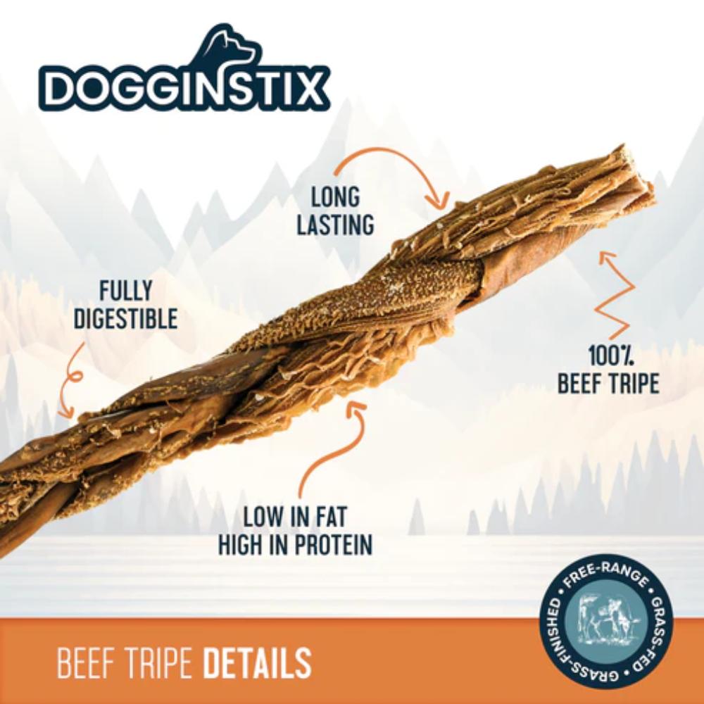 Dogginstix - Natural Dog Chews & Treats - Beef Tripe