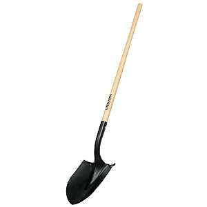 Shovel - #2 Rounded Point Wood Handle - 45"