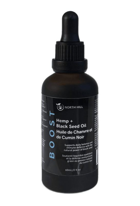 North Hill - Hemp Oil For Dogs - Boost - Hemp & Black Seed Oil - 60mL