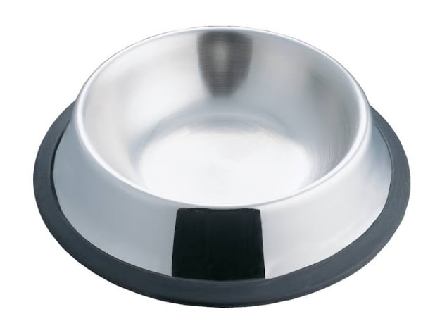 Indipets Stainless Steel Cat Dish No Tip Hashbrowns Homestead Supplies