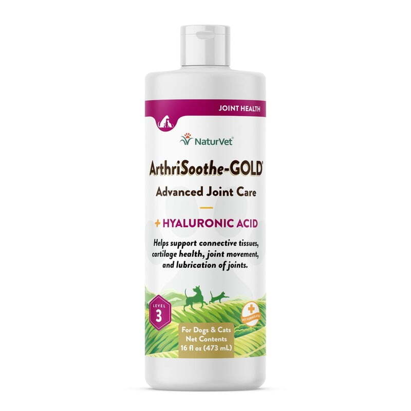 Naturvet ArthriSoothe Level 3 - Gold - Hyaluronic Acid Liquid