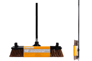 Push Broom - 18" Heavy Duty Stiff Bristle