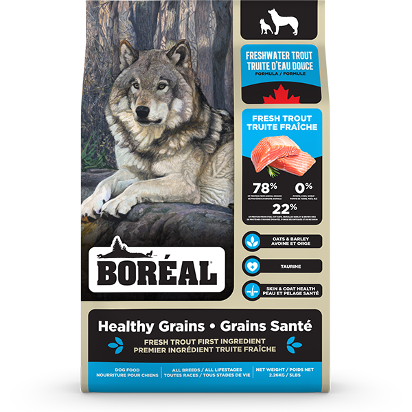 Boreal Dog Food - Healthy Grains - Fresh Meat w/Good Grains - 2.26kg