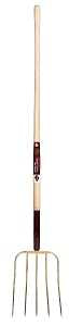 Garant - Manure Fork - 5 Tine Wood Handle - 48"