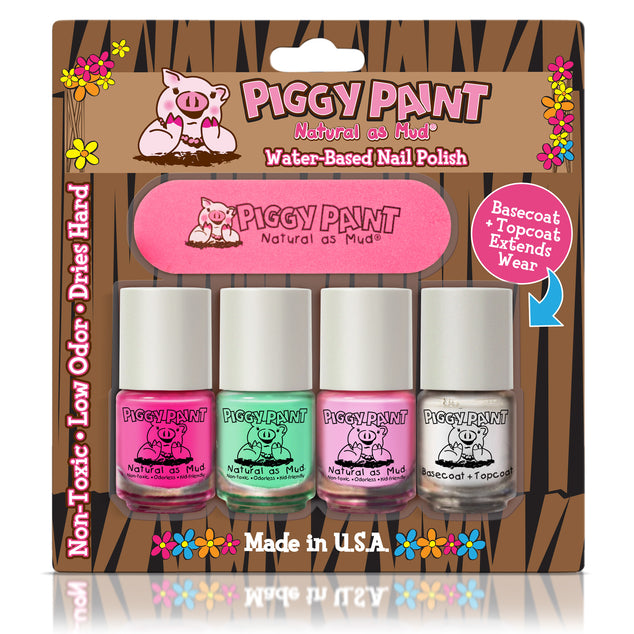 Piggy Paint Polish and Nail File Set