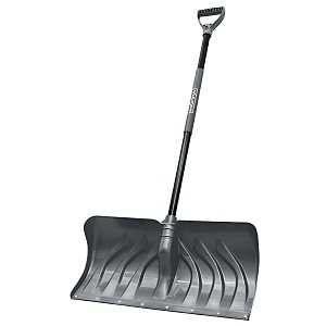Snow Shovel - 24" Snow Pusher w/Steel Handle