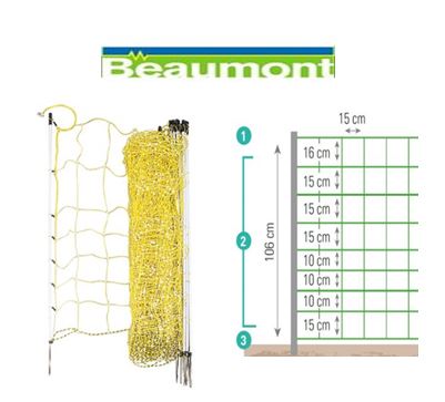 Beaumont - Electric Goat Fencing - 1.06m (42") x 50m (164') - Single Spike