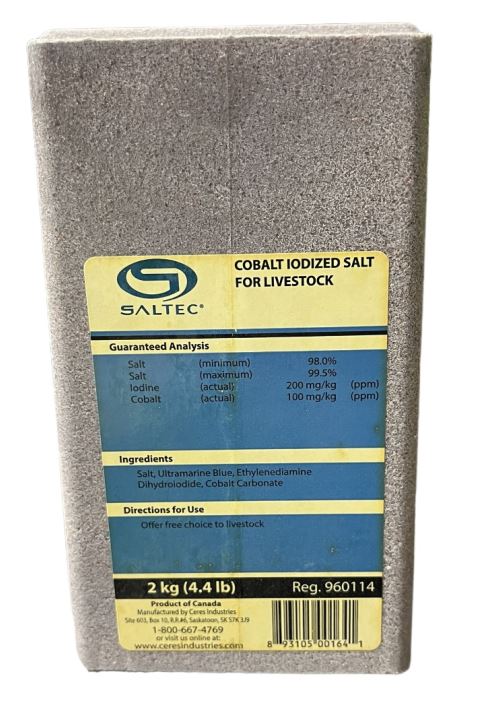 CJ - Cobalt Salt Lick - Saltec - 2kg