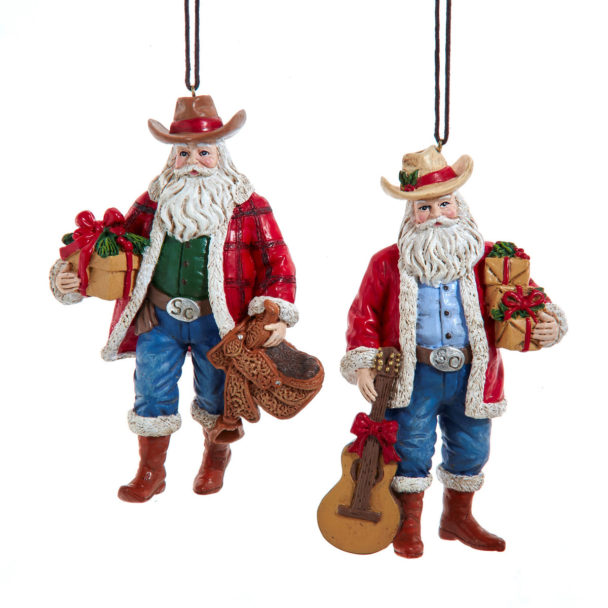 Kurt S. Adler - Western Cowboy Santa - 5"