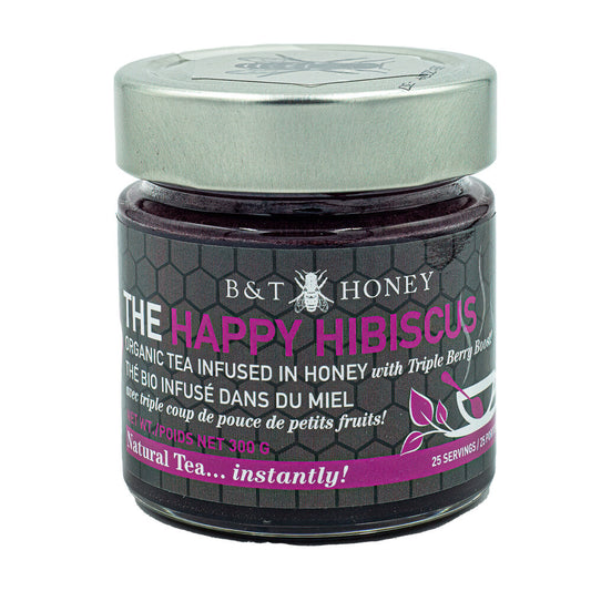 B&T Honey Tea Infused Honey - Happy Hibiscus