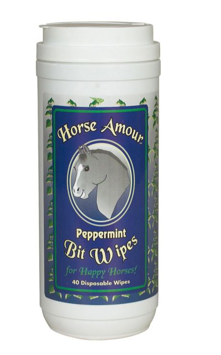 Horse Amour - Peppermint Bit Wipes - 40 Wipes