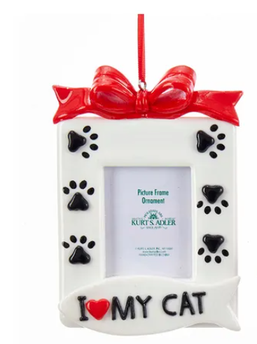 Kurt S. Adler - Dog / Cat Picture Frame Ornament