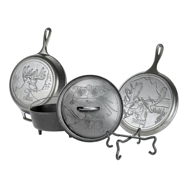 Lodge - Cast Iron Wildlife Series 5 Pc Set