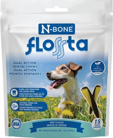N-Bone - Flossta - Dual-Action Dental Chew