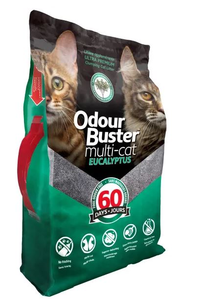 Odour Buster - Multi-Cat Clumping Litter - 12kg