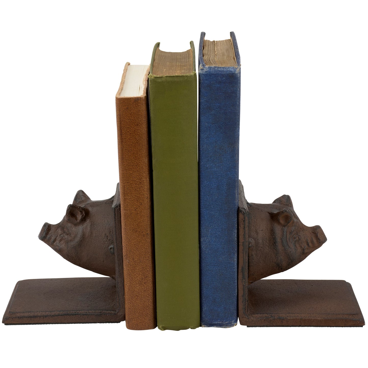 Home Decor - Heavyweight Pig Head Bookends