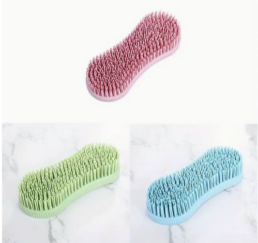 Plastic Grooming Brush - Select Colours