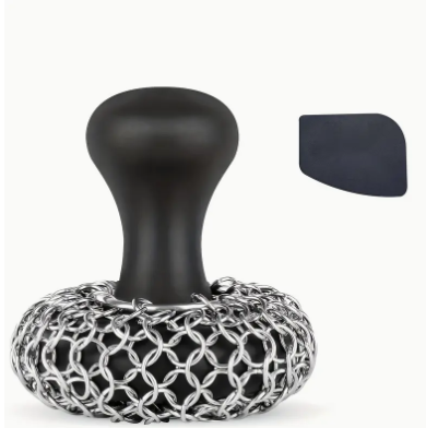 Chainmail Scrubber w/scraper