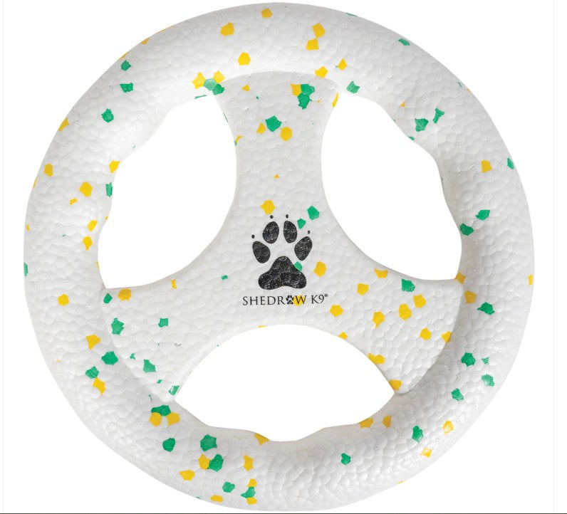 Shedrow K9 - FlexiPlay Tug N Toss Flyer - White