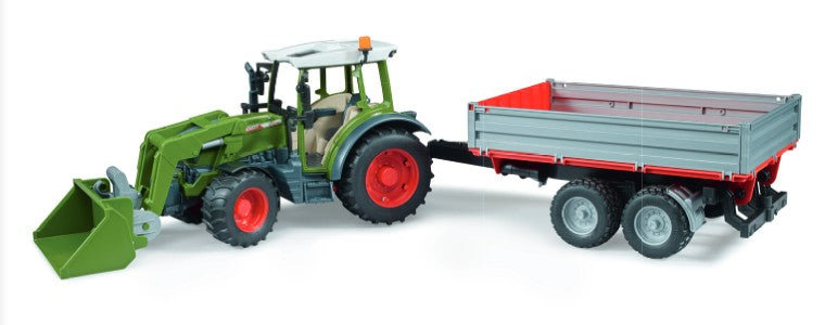 Bruder Toys - Fendt Vario 211 w Front Loader & Trailer