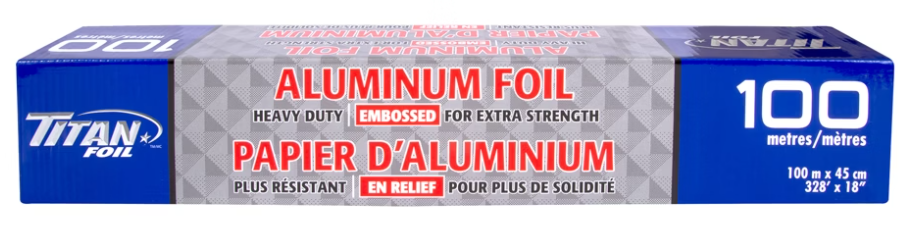 Grilling - Titan Heavy Duty Aluminum Foil - 100m