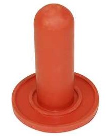 Miller - Calf Nipple - For Screw on Bottles