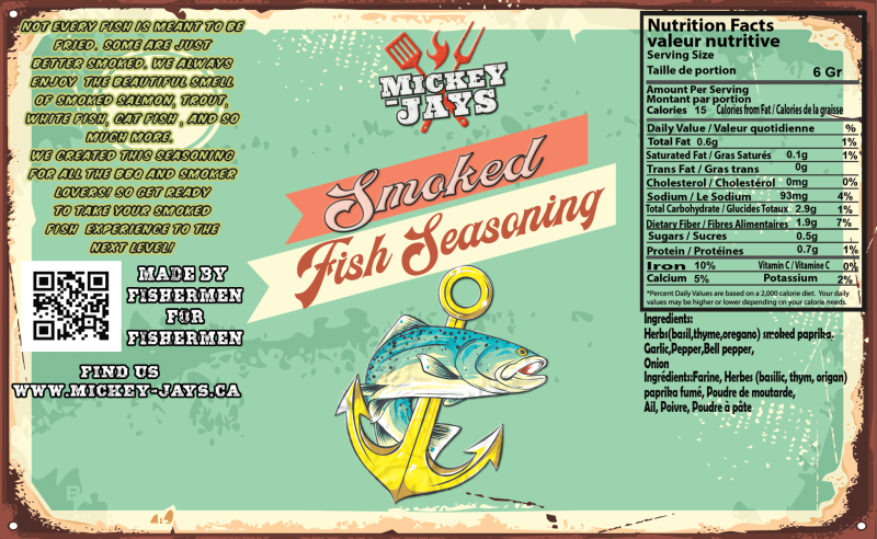 Mickey Jays - Smoked Fish Seasoning
