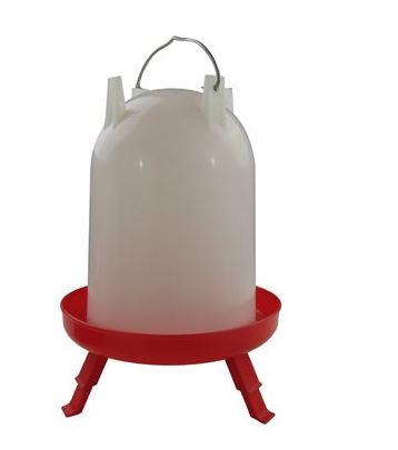 TBL - Poultry Drinker Red with Legs