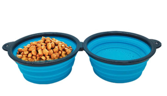 Wahl - Collapsible Double Pet Bowl - 1000ml