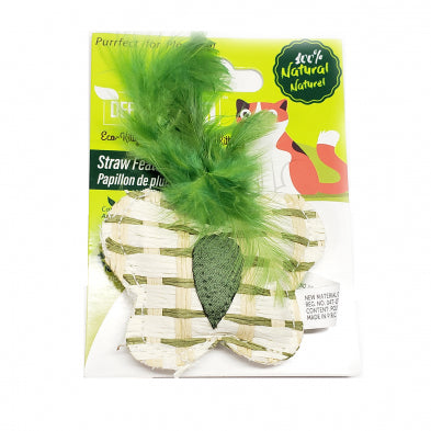 Define Planet Cat - Straw/Feather Cat Toy