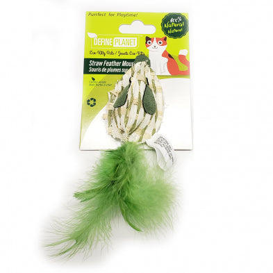 Define Planet Cat - Straw/Feather Cat Toy
