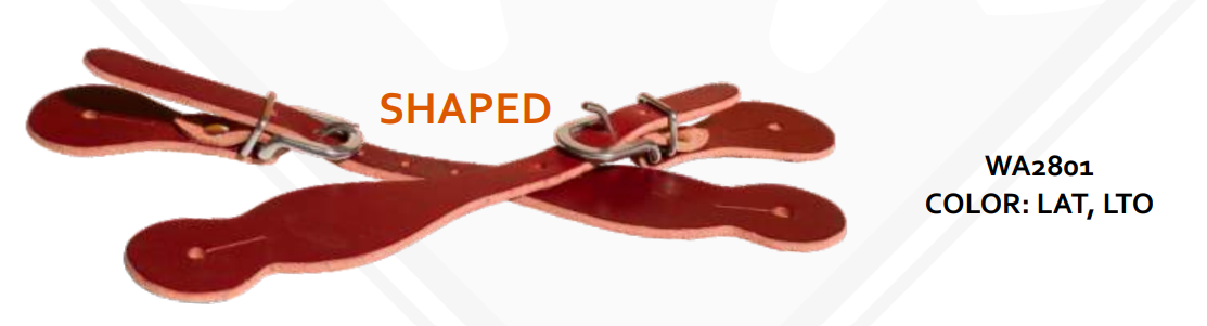 True North - Contoured Spur Straps - Dark Oil