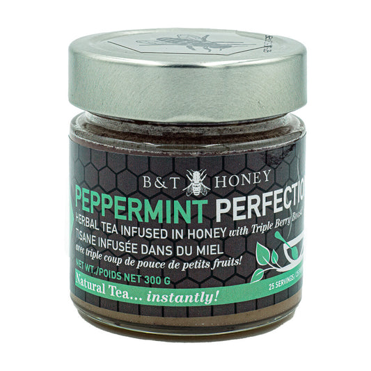 B&T Honey Tea Infused Honey - Peppermint Perfect