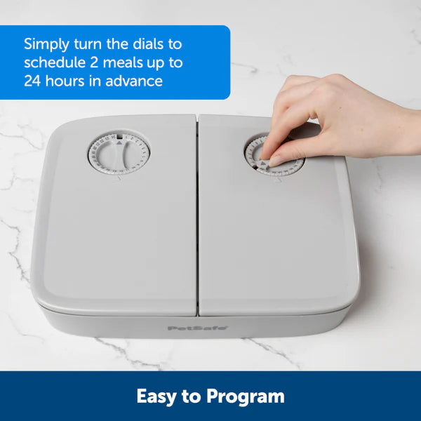 Petsafe - Analog Timer Two Meal Pet Feeder