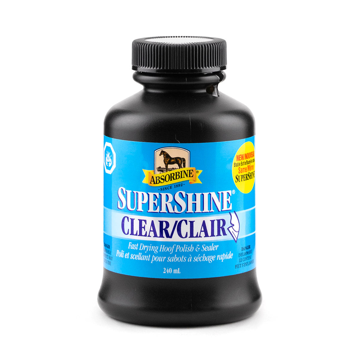 Absorbine - Supershine Hoof Polish & Sealer - Clear - 240ml
