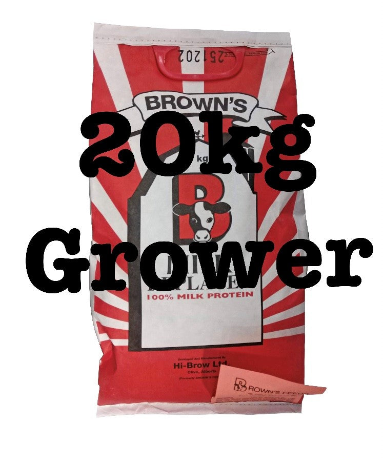 Browns - Calf Grower Milk Replacer (Peach Tag)