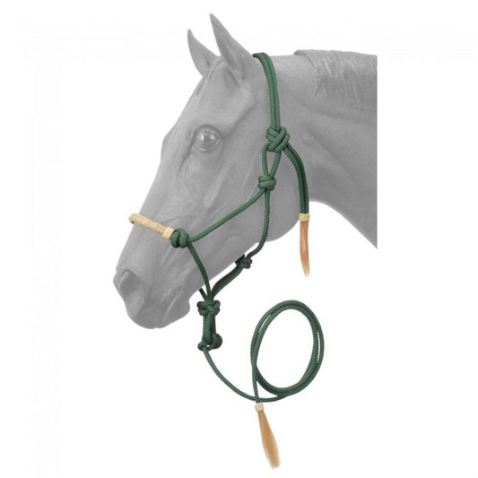 Tough - Rawhide Rope Horse Halter w/ 10' Lead