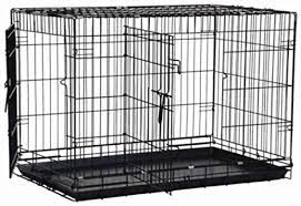 BUDZ - Deluxe Double Door Wire Pet Crate