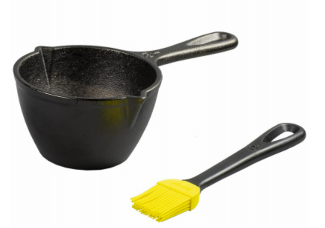 Lodge - Melting Pot With Silicone Brush