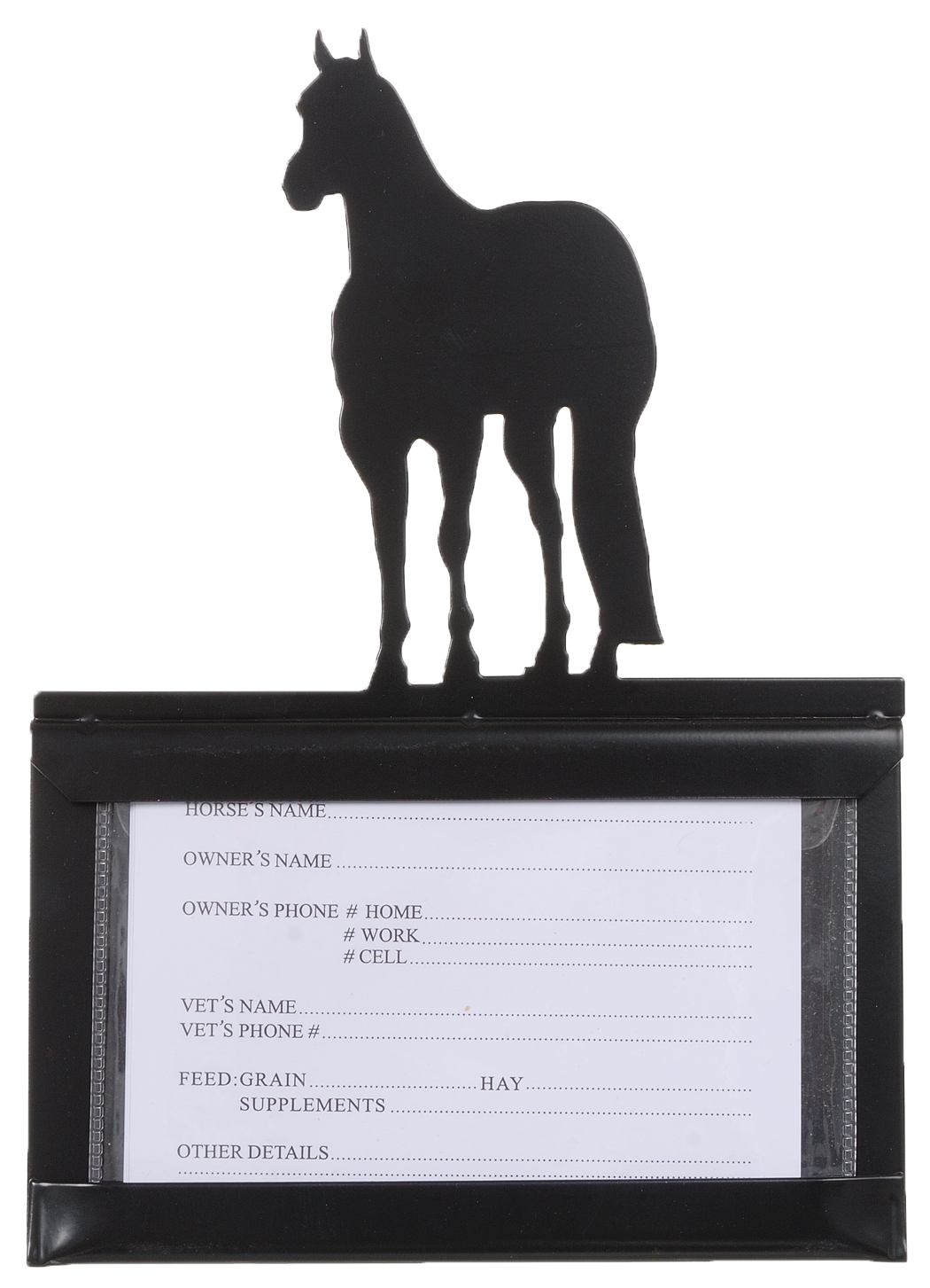 Horse Stall Card Holders