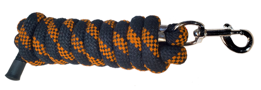 TN - Brushed Cotton Lead Rope w. Big Eye Bolt Snap - Assorted