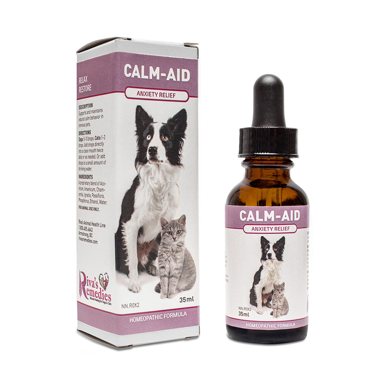 Riva's Remedies - Calm-Aid - DOG/CAT - 35ml