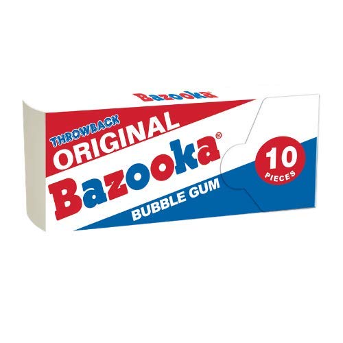 Gum - Bazooka Bubble Gum - 10 piece