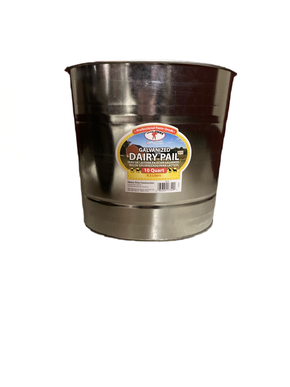 Galvanized Pail - 10quart