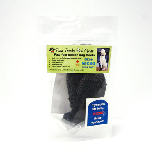 Paw-fect Indoor Paw Boots - Black (2/Pack)