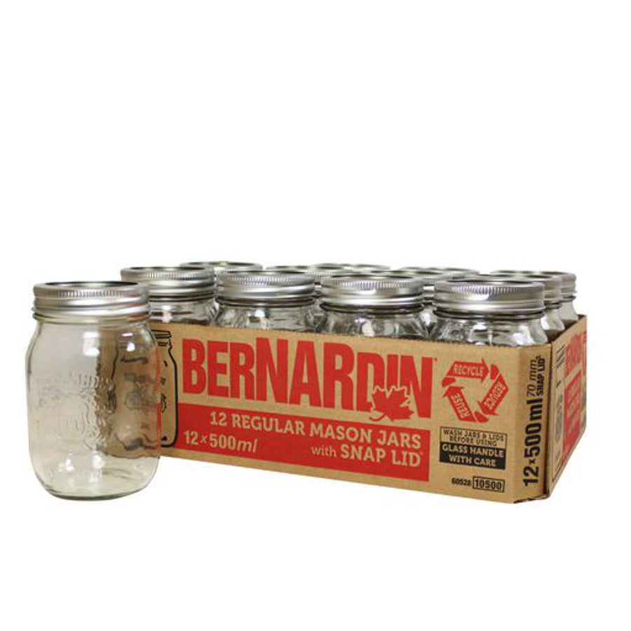 Bernardin Jars - 500 mL Standard Mouth