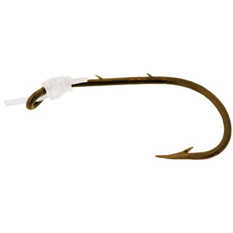 Eagle Claw - Snelled Baitholder Hook Bronze - 6/Pack