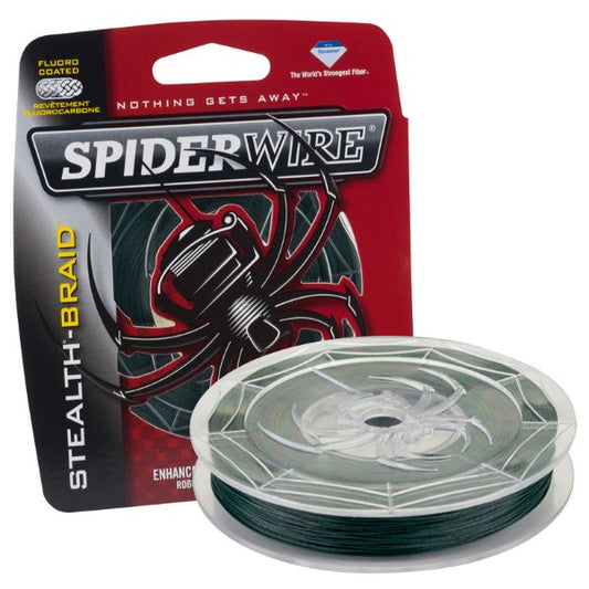 Fishing - Spiderwire Stealth-Braided Fishing Line - Moss Green - 125yds