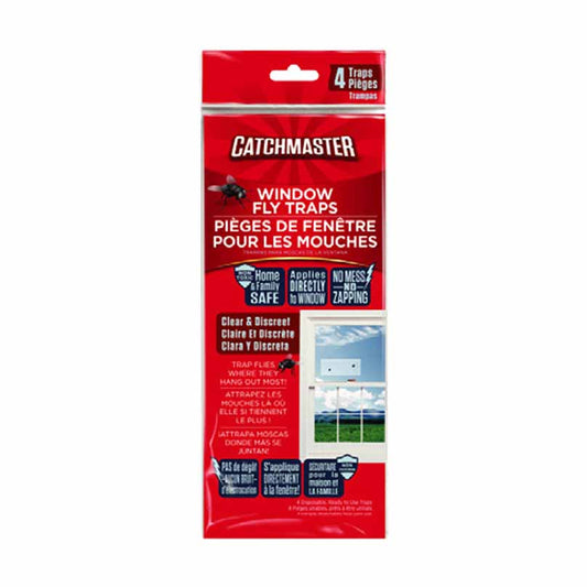 CatchMaster - Window Fly Traps - 4 Pack