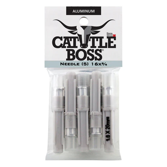 CattleBoss - Aluminum Hub Needles / 5 Pack